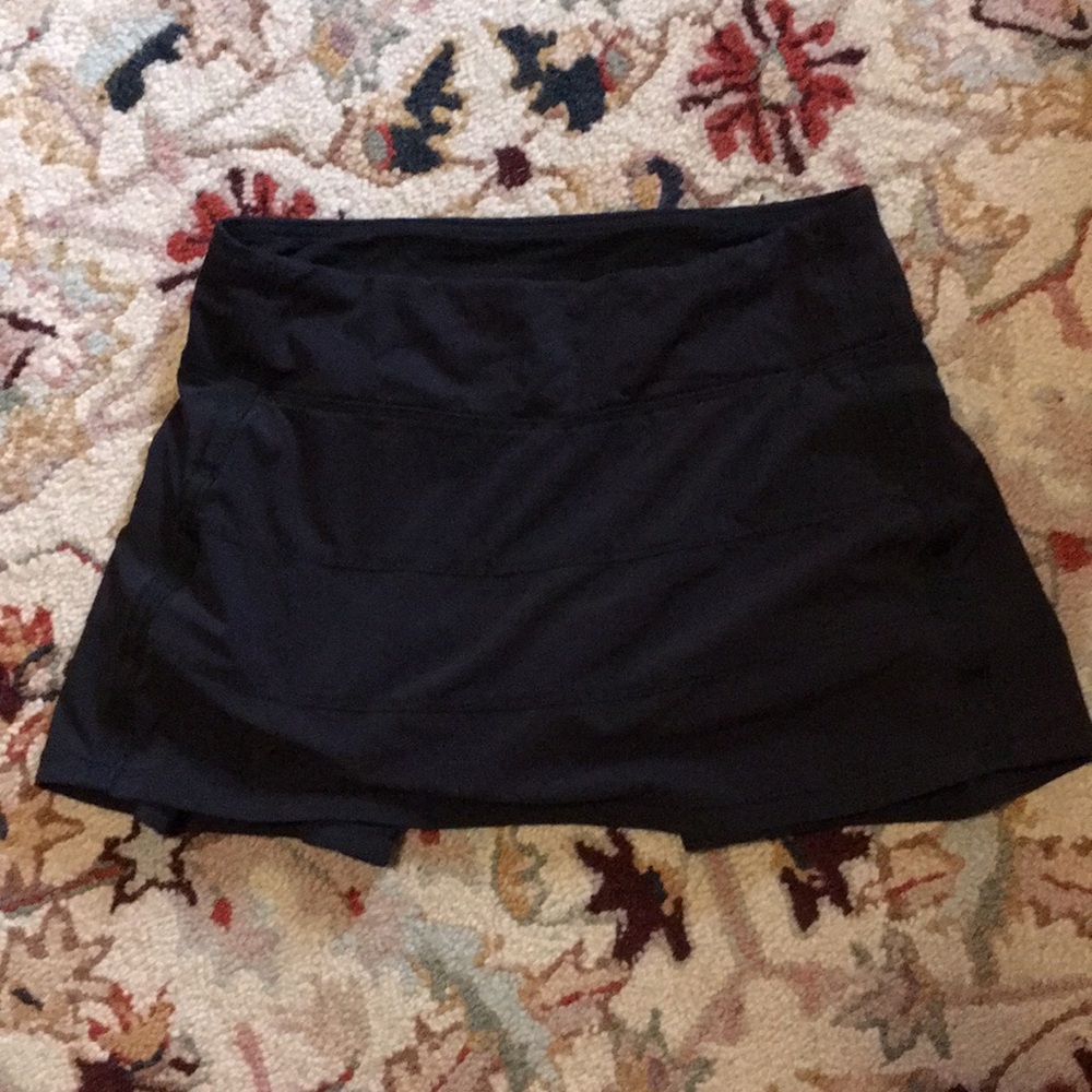 Pleated athletic skirt